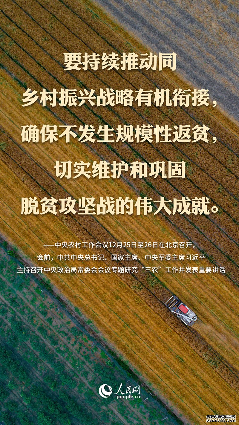 中国人的饭碗主要装中国粮“三农”工作习近平这样指示