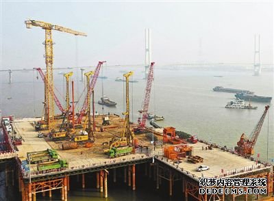 G3铜陵长江公铁大桥开始全面施工