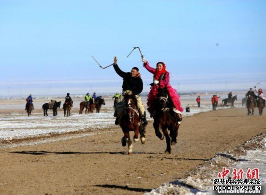 新疆木垒举办冬季农牧民传统民俗活动
