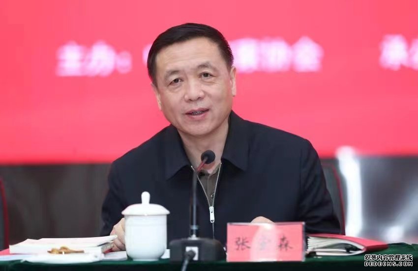 中国作协党组书记、副主席、书记处书记张宏森。受访者供图