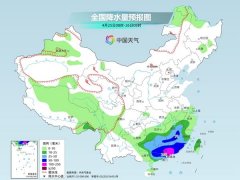 江南华南迎降雨最强时段 北方30℃以上区域将成