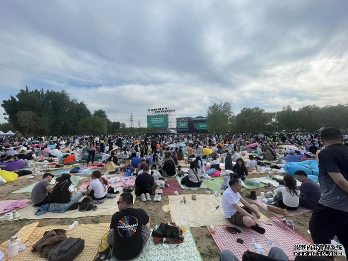 “五一”假期，北京无限音乐节在城市绿心森林公园举办，吸引了众多乐迷。人民网记者 郝帅摄